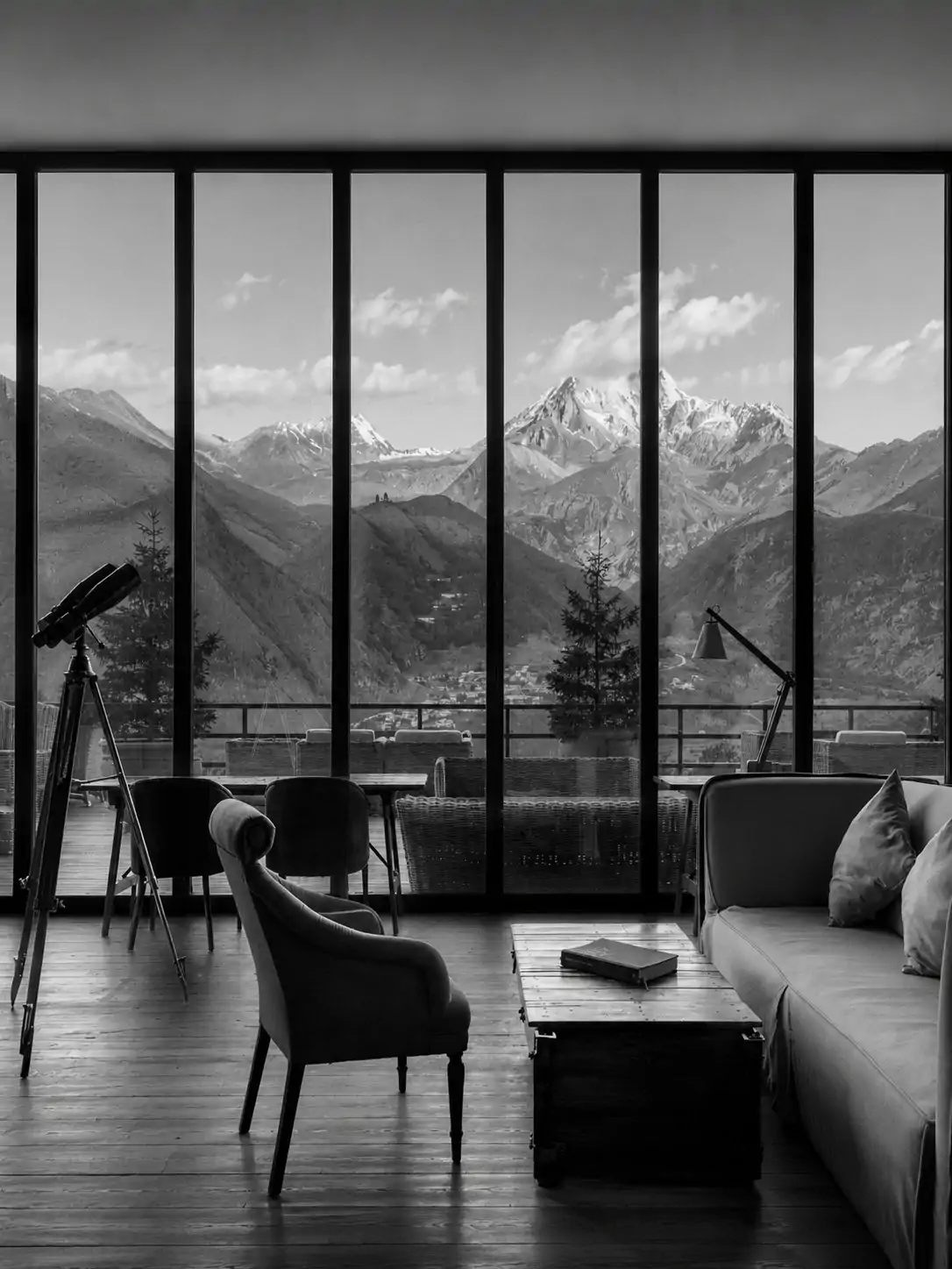 Rooms Kazbegi is all about the view.